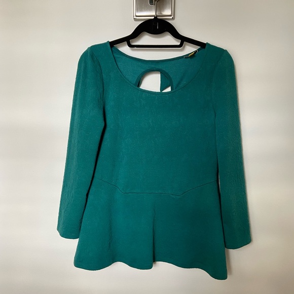 Anthropologie Bow-Back Peplum Blouse by Leifsdottir - Picture 4 of 5